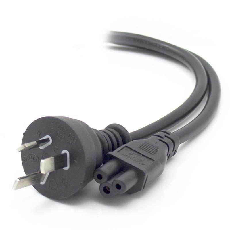 ALOGIC 2M AUS 3 PIN WALL TO IEC C5 MALE TO FEMALE ALOGIC 2M AUS 3 PIN WALL TO IEC C5 MALE TO FEMALE